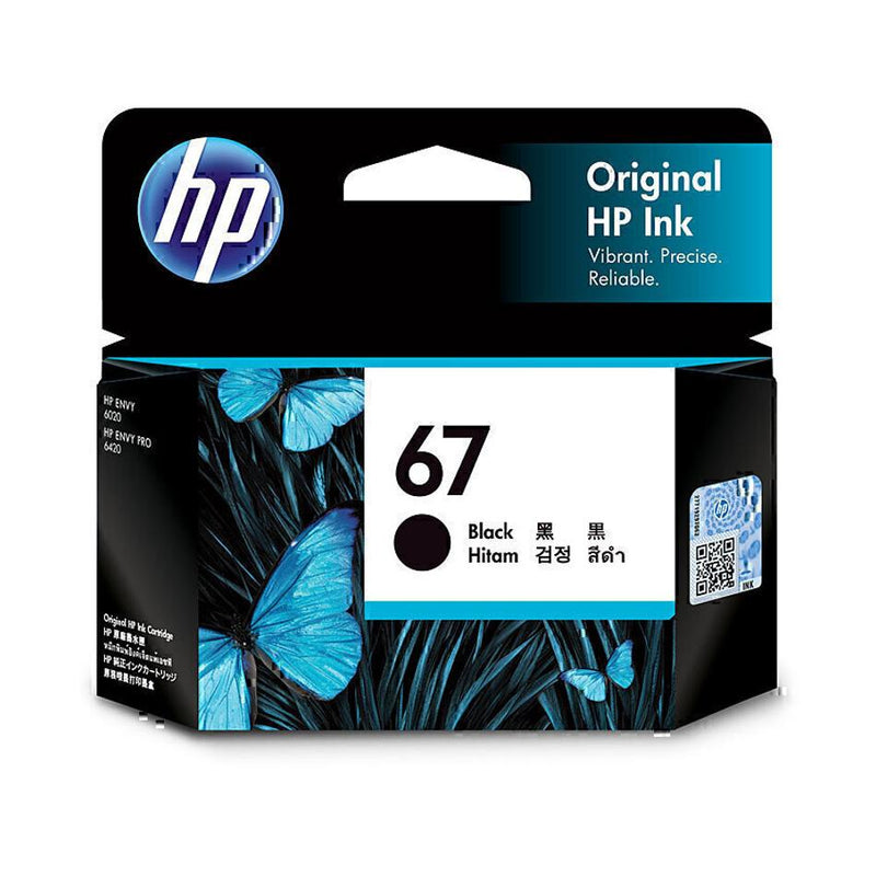 HP #67 Black Ink 3YM56AA
