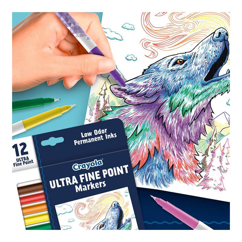 Acme Crayola Ultra Fine Point Markers 12Pk 1001972_6