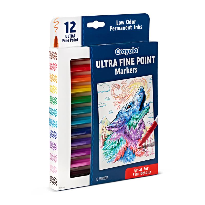 Acme Crayola Ultra Fine Point Markers 12Pk 1001972_7