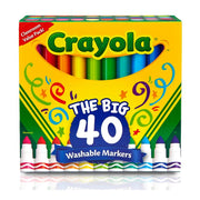 Acme Crayola Washable Broadline Markers: The Big 40 40Pk 1001835_1