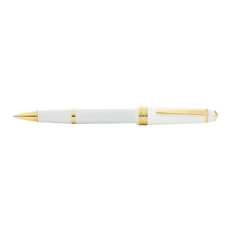 Acme Cross Bailey Light Polished White Resin and Gold Tone Rollerball 1000859_1