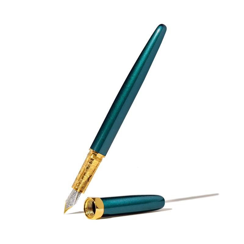 Acme Ferris Wheel Press Fountain Pen Bijou Printmaker's Teal Medium 1000085_4