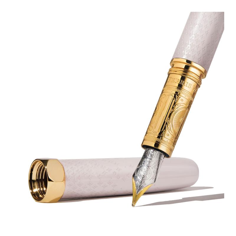 Acme Ferris Wheel Press Fountain Pen Bijou Sandcastle Clay Medium 1000529_2