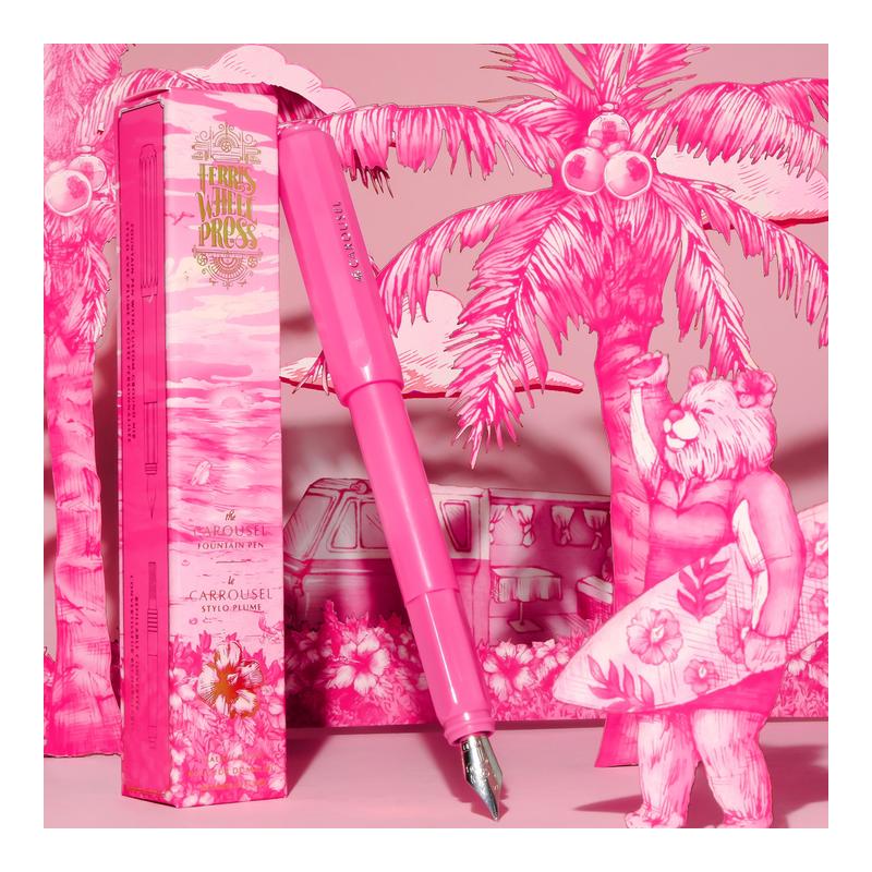 Acme Ferris Wheel Press Fountain Pen Carousel Malibu Blush Medium 1000109_4