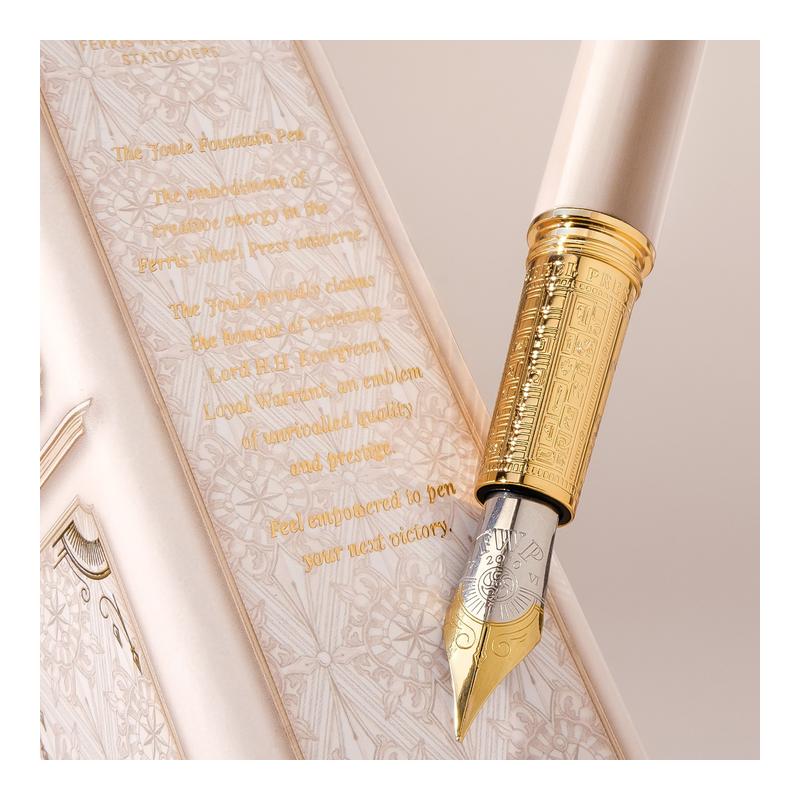 Acme Ferris Wheel Press Fountain Pen Joule Chantilly Lacewood Fine 1000410_7