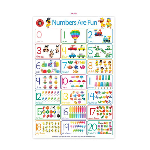 Acme LCBF Wall Chart Numbers Are Fun Poster 228073_2