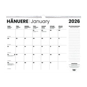 Acme Tuhi Calendar One Month to View Maori A2 2026 12447493_2