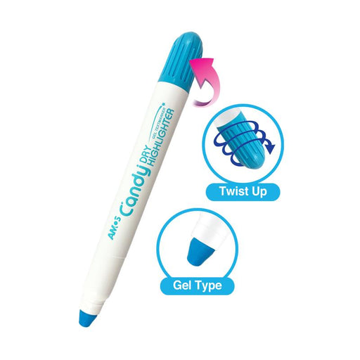 Amos Dry Highlighter Pastel Aqua Blue 200037_2