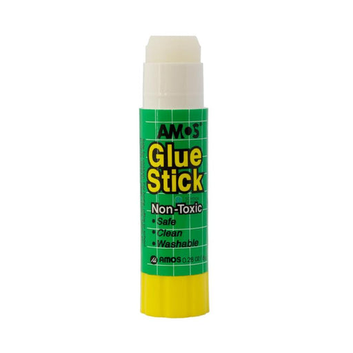 Amos Glue Stick 8gm Small, Washable and Non-Toxic_2