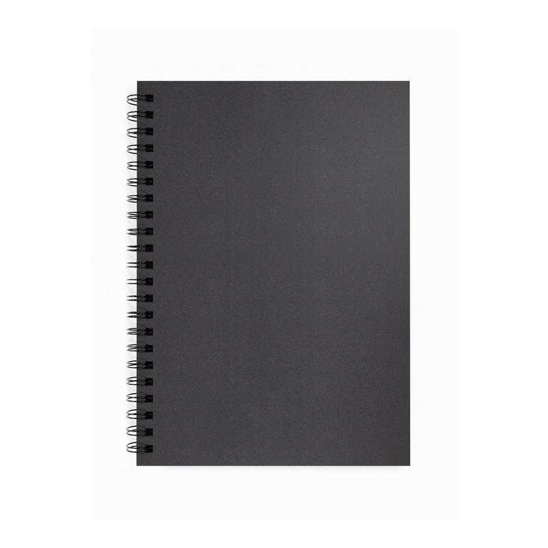 Artgecko Shady Sketchbook A4 80 Pages 40 Sheets 200gsm Black Toned Card GEC400_2