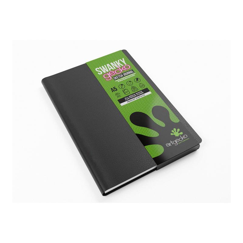 Artgecko Swanky Sketch Journal A5 124 Pages 62 Sheets 150gsm White Paper GEC500_4