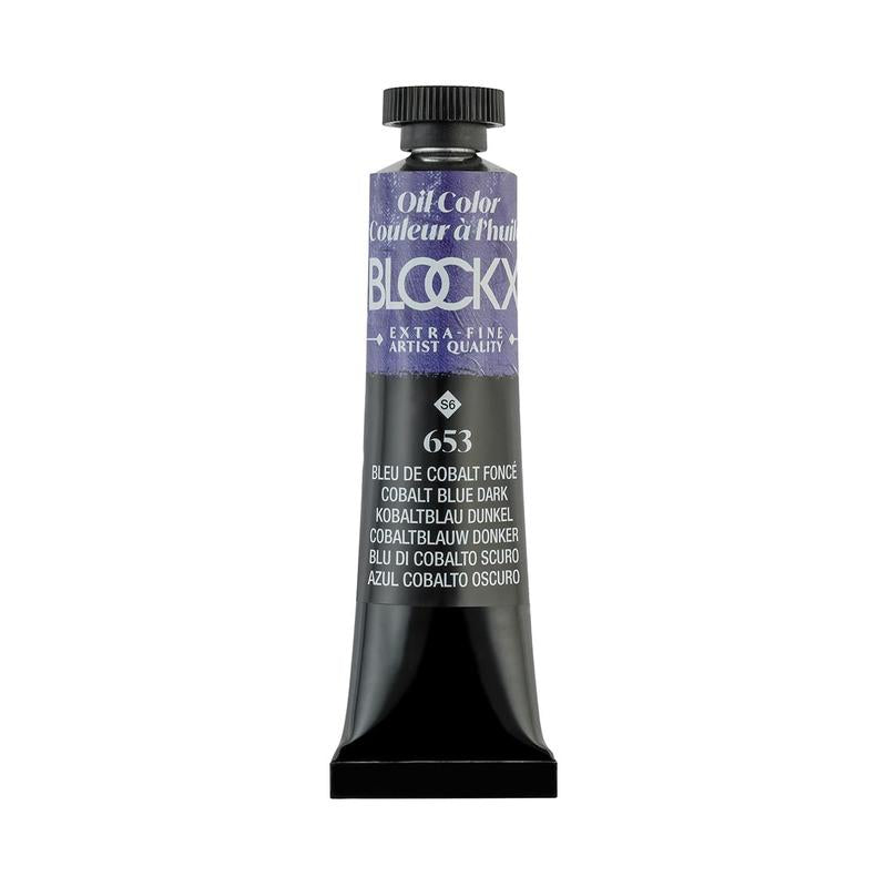 BLOCKX Oil Tube 20ml S6 653 Cobalt Blue Dark C212653BXC_1