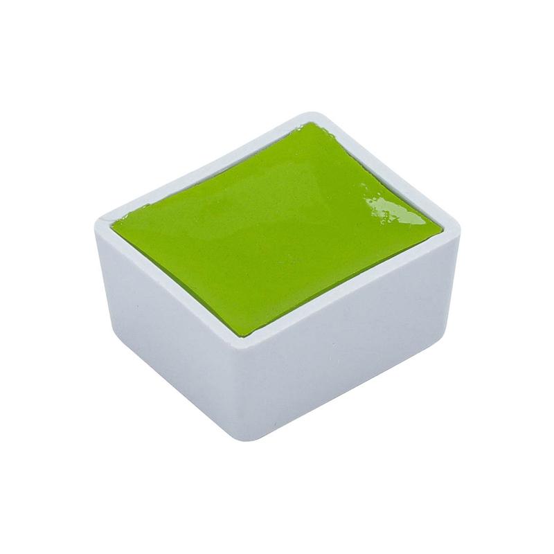 BLOCKX Watercolour Half Pan S3 363 Golden Green C41363BXC_3