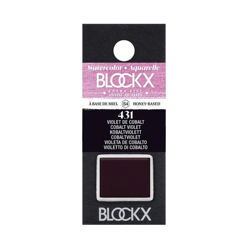 BLOCKX Watercolour Half Pan S4 431 Cobalt Violet C41431BXC_1