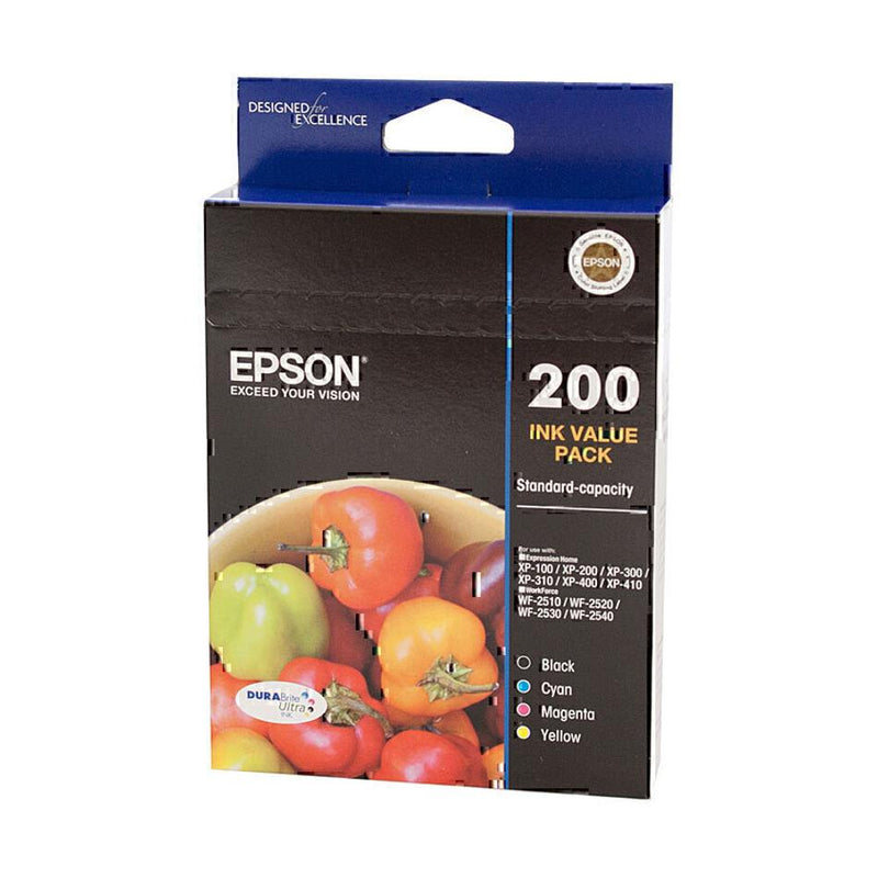Epson 200 4 Ink Value Pack C13T200692