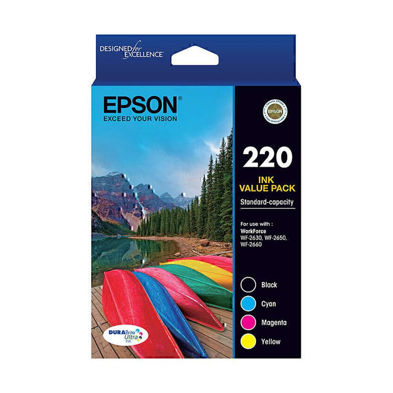 Epson 220 4 Ink Value Pack C13T293692