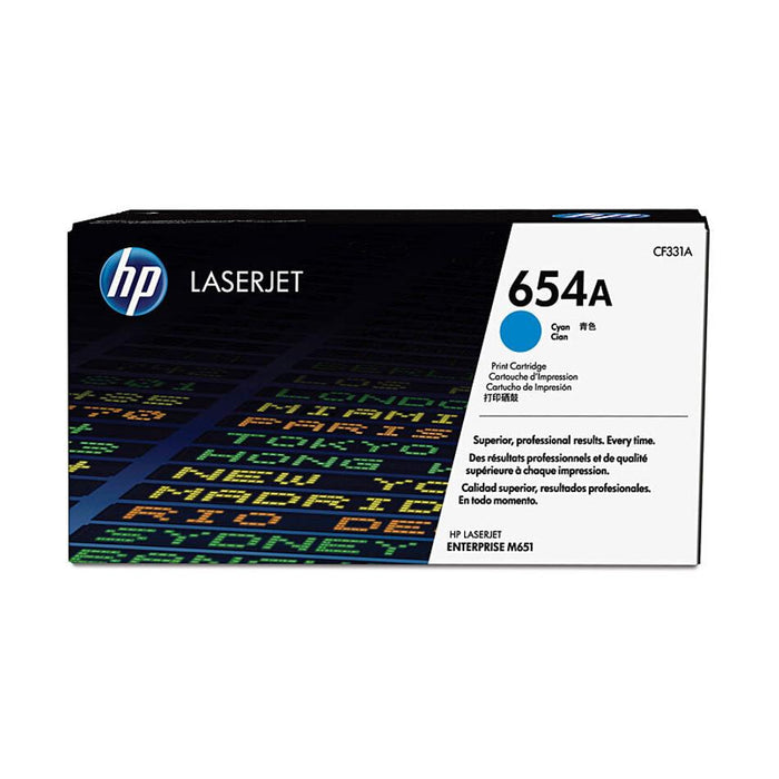 HP 654A Cyan LasJet Ton CF331A