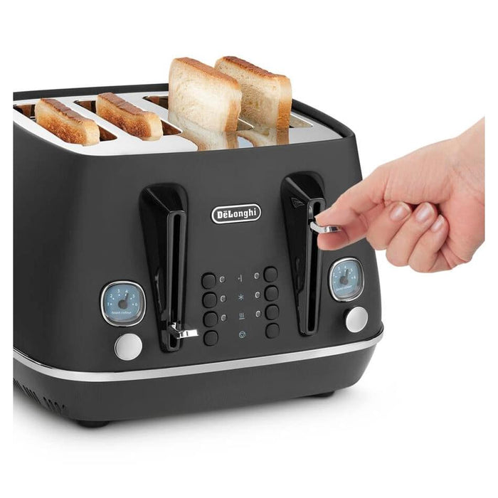 Delonghi Delonghi Distinta Moments 4 Slice Sunset Black CTIN4003BK