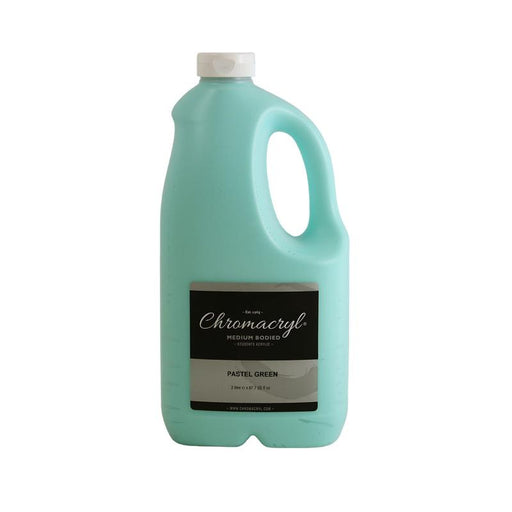 Chromacryl Acrylic Paint Student 2 Litre Pastel Green 179313_1