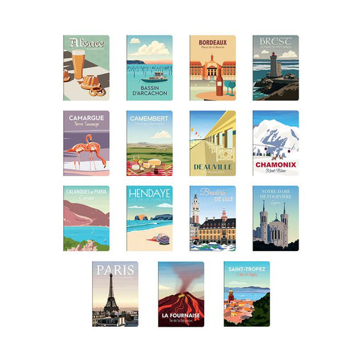 Clairefontaine France Collection Notebook A5 Assorted C436600C_1