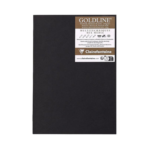 Clairefontaine Goldline Sketchbook White 140g A5 20sh C975524C_1