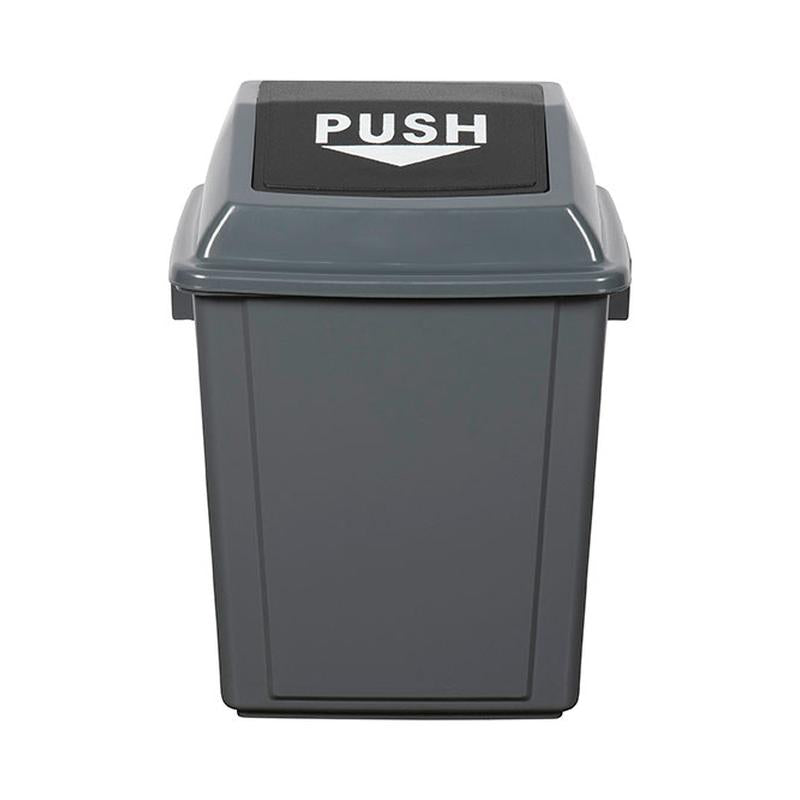 Cleanlink Rubbish Bin With Bullet Lid 25L Grey 12054_1