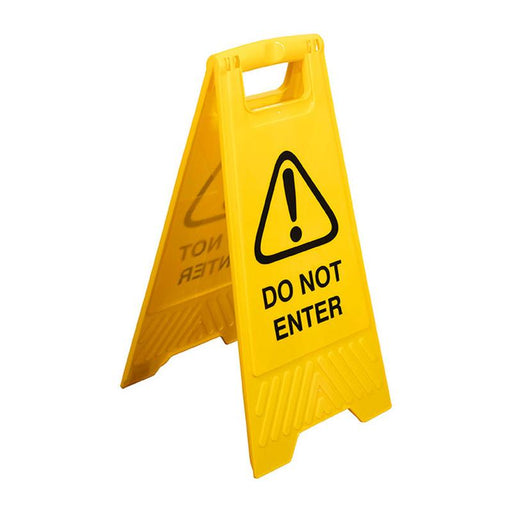 Cleanlink Safety Sign Do Not Enter Yellow 12161_1