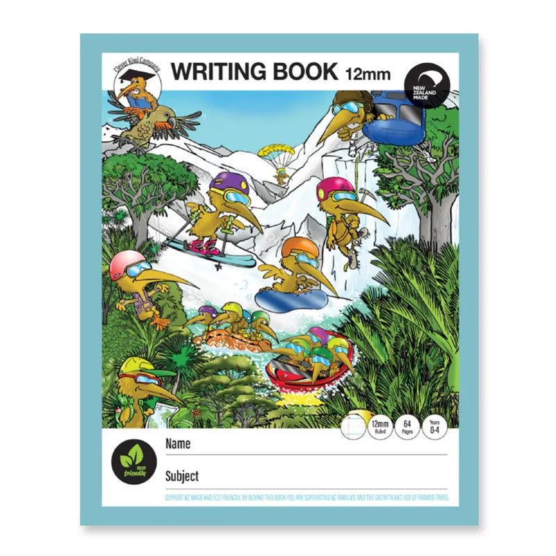 Clever Kiwi Writing Book 12mm_1