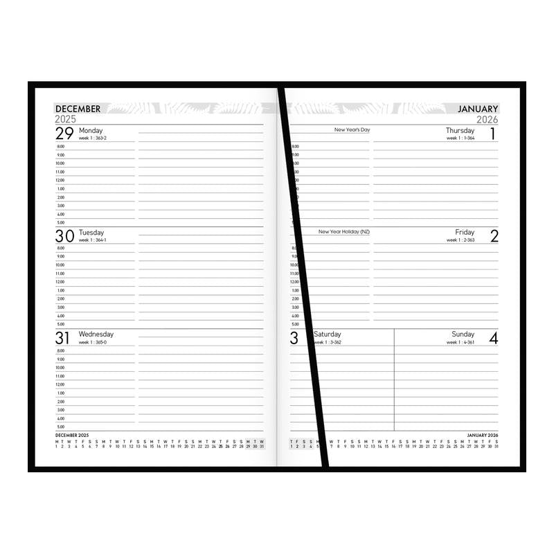 Collins Diary 83A Black 2026 438099_2