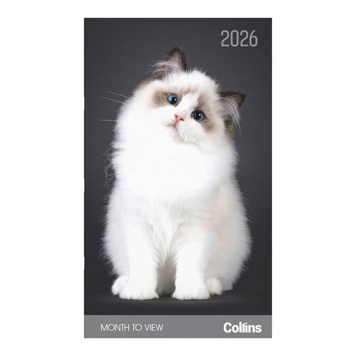 Collins Diary Slim Cats & Kittens Month to View 2026 11296187_2
