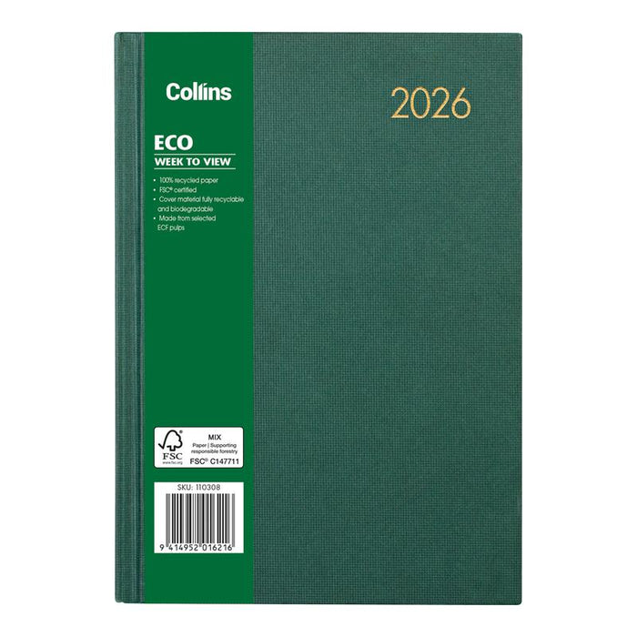 Collins Eco A53 Week Per View Diary 2026 110308_1