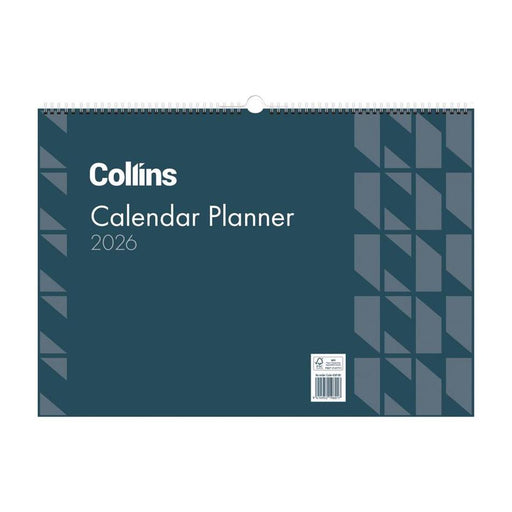 Collins Even Year Calendar 1 Month View Wiro Bound 420mm_1