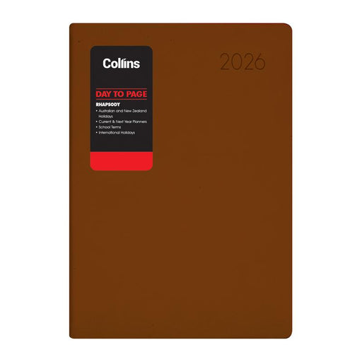 Collins Rhapsody A41 DTP Diary 2026 Cappuccino 11300797_1