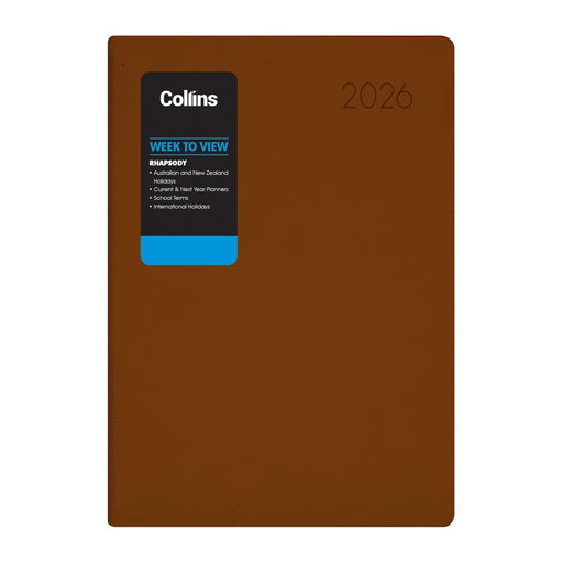 Collins Rhapsody A73 WTV Diary 2026 Cappuccino 11301109_1