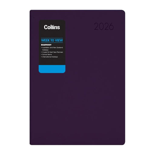 Collins Rhapsody A73 WTV Diary 2026 Royal Purple 11301113_1