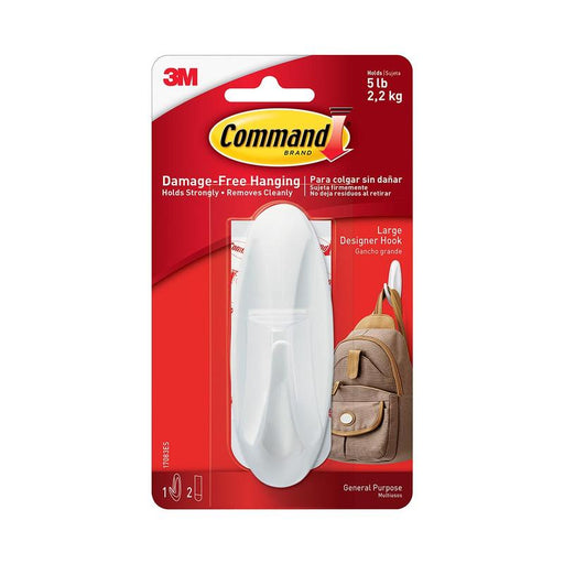 Command Hook 17083 Large White Designer 10321_1