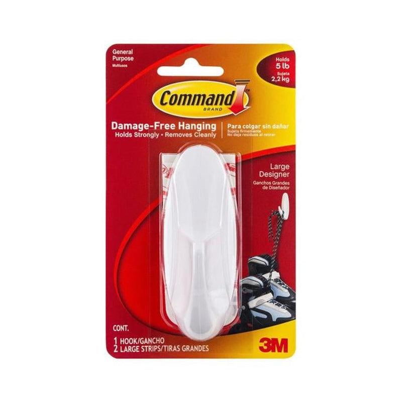 Command Hook 17083 Large White Designer_1