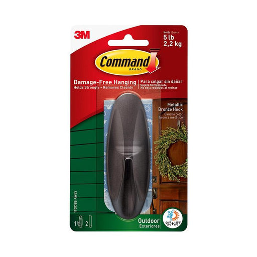 Command Outdoor Hook 17083BZ-AWES Large Metallic Bronze 11184_1