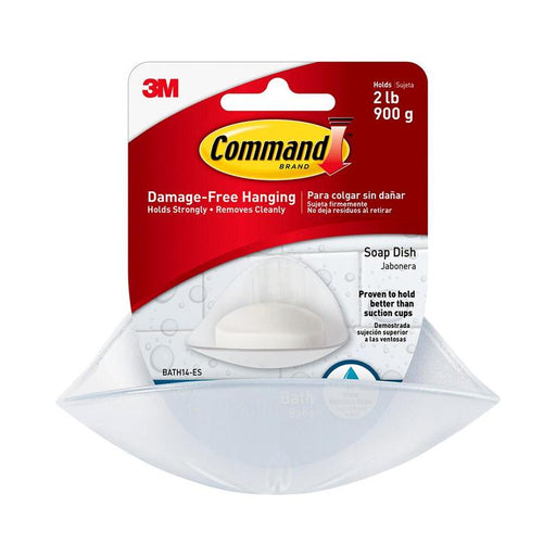 Command Soap Dish BATH14-ES with Water Resistant Strips 11351_1