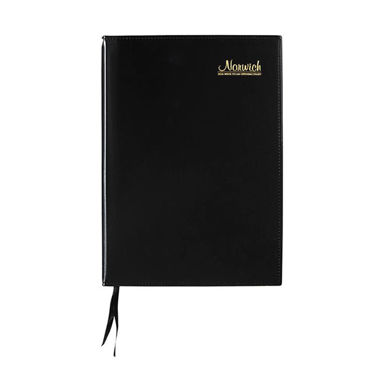 Cumberland 2026 Norwich Diary A4 Week To View Black 47S26_1