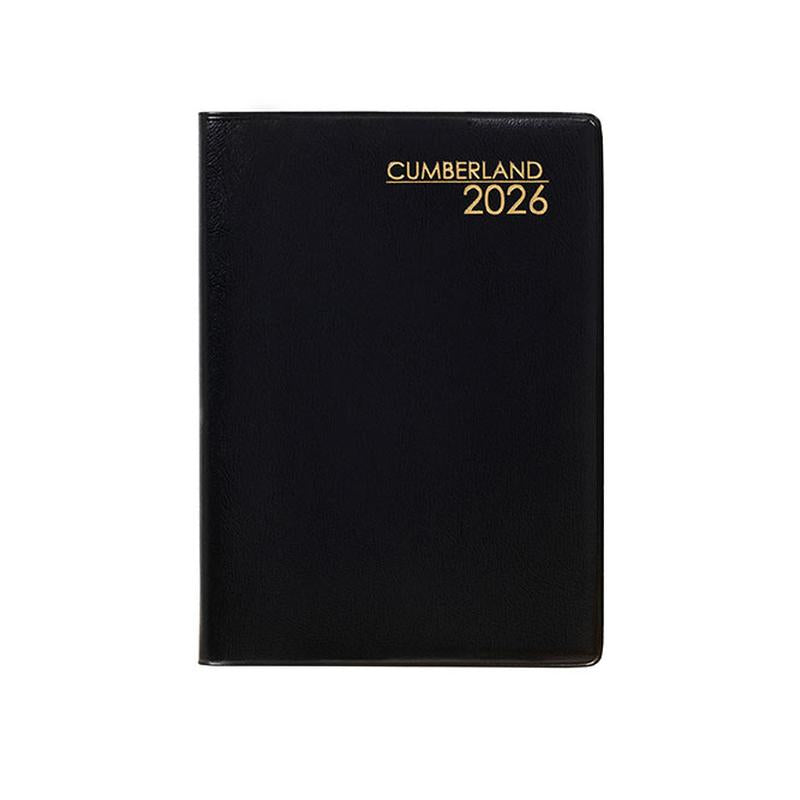Cumberland 2026 Pocket Diary A7 Week To View Black 77PBK26_1