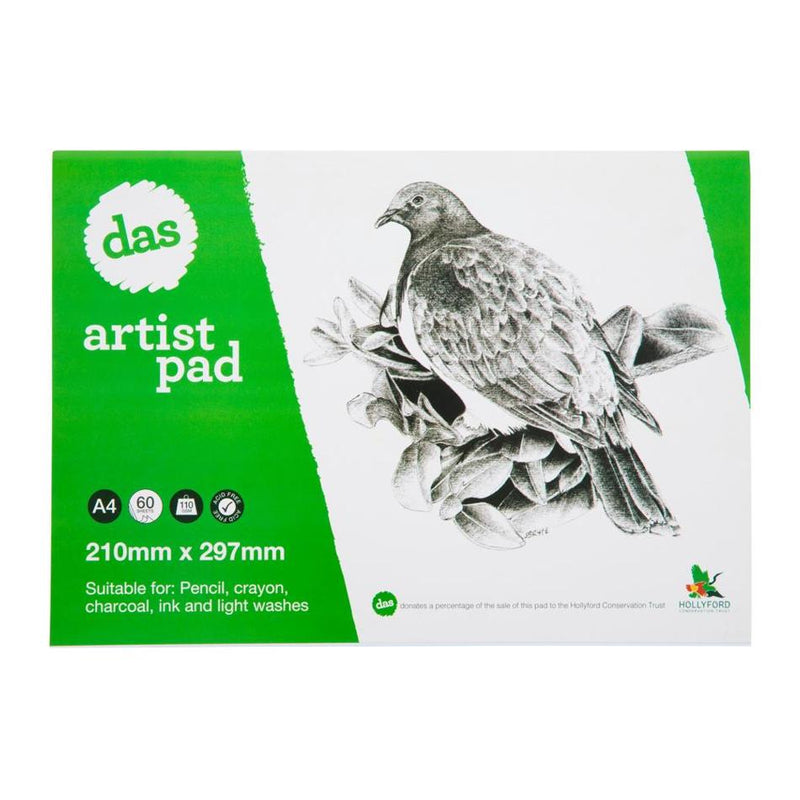 Das Acid Free Woodpigeon Paper Pad 110gsm 60 Sheets - Size A4_1