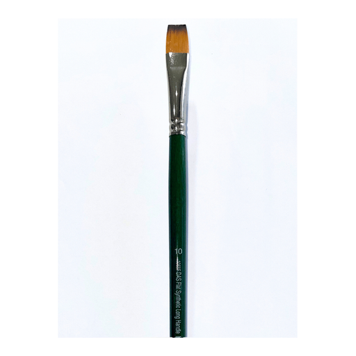Das S1068F Synthetic Flat Long Handle Brushes - Size 10, Oil Painting_1