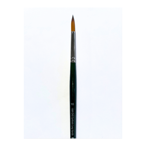 Das S1068R Synthetic Round Brush Long Handle - Size 16, Oil Painting_1