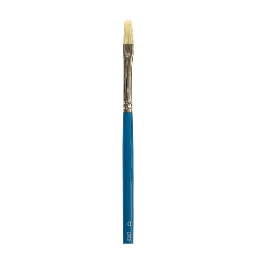 Das S2003F Flat Bristle Brushes - Size 0, Pure Bristle_1