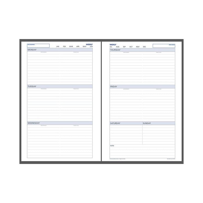 Debden Desk Dayplanner Refill Undated Week to View CDDK1016_2