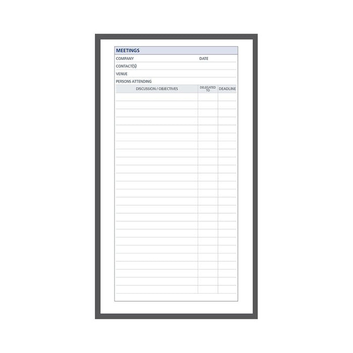 Debden Personal Dayplanner Refill Meetings CDPR2009_2