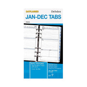 Debden Personal Dayplanner Tabs Jan-Dec CDPR2010_1