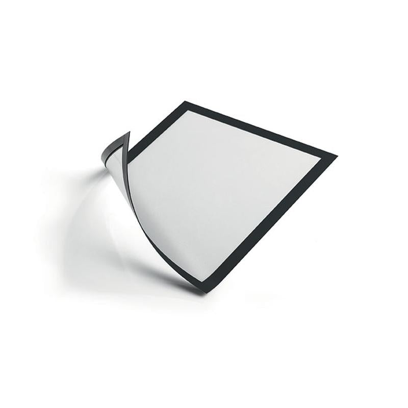 Durable Duraframe Magnetic Sign Holder A4 Black Pk5 486901_1