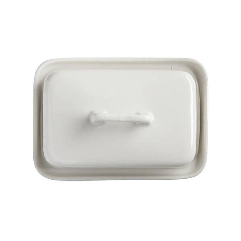 Epicurious Butter Dish White Gift Boxed_3